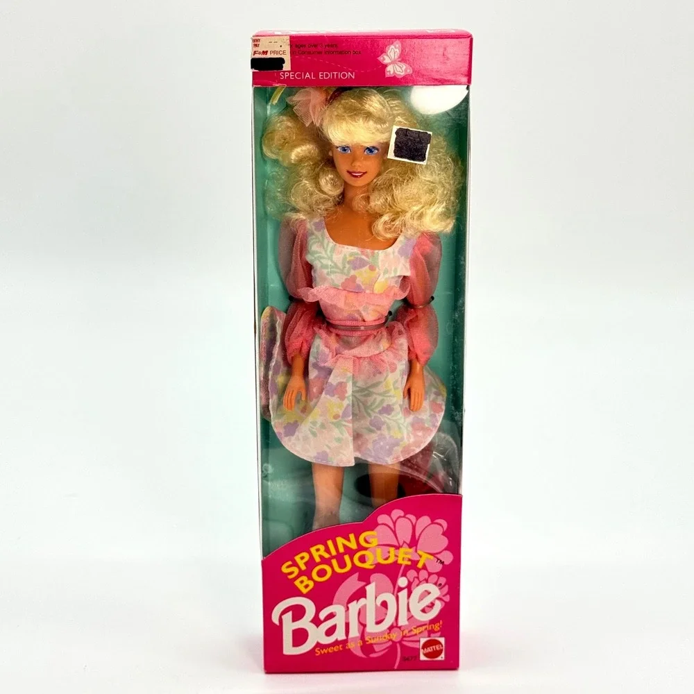 Vintage 1992 Spring Bouquet Barbie Doll Special Edition Mattel 3477 NIB New